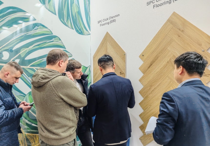 Trioflor's Two SPC Click Floorings At BUA Munich 2025